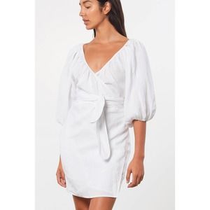 Mara Hoffman Linen Colleta Wrap Dress/Cover-Up NWT